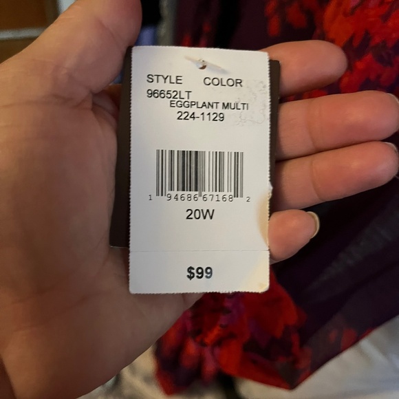 Melonie T Long Sleeve Floral Maxi Dress Size 20W NWT - Picture 9 of 9